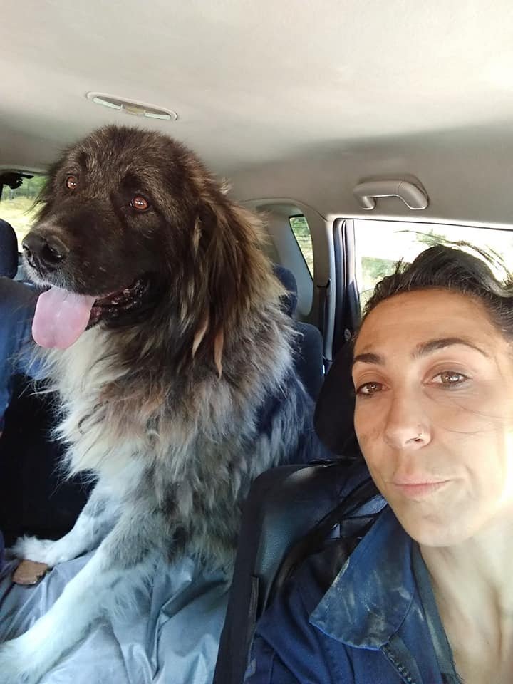 Η Κατερίνα Ιωαννίδου με τον Ερμή