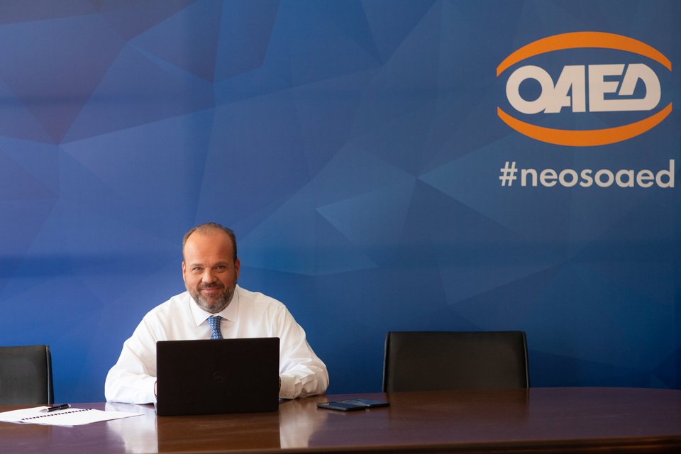 Ο διοικητής του ΟΑΕΔ, Σπύρος Πρωτοψάλτης/ Φωτογραφία από ΑΠΕ-ΜΠΕ