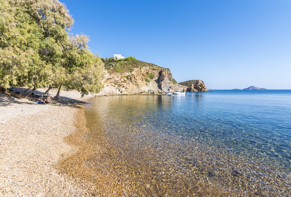Η παραλία της Βαγιάς στην Πάτμο