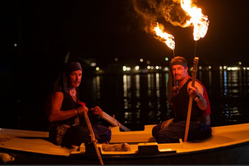 Προετοιμασία για την αναπαράσταση της Αρμάτας.