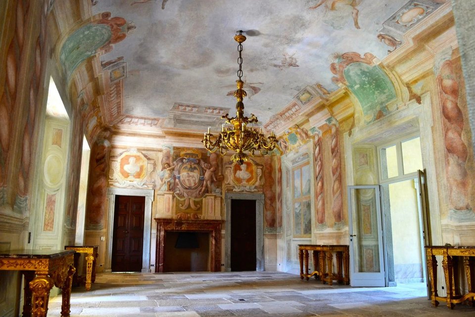 Τοιχογραφίες 18ος αιώνας Villa Balbiano