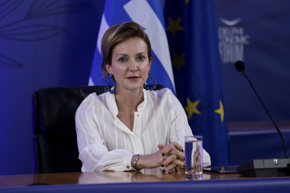 Η Αλεξάνδρα Σδούκου / Φωτογραφία: Ευρωκίνηση-ΠΑΝΑΓΟΠΟΥΛΟΣ ΓΙΑΝΝΗΣ