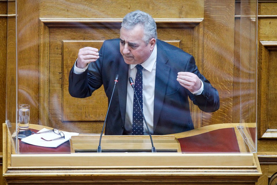 Ο ειδικός αγορητής του ΚΙΝΑΛ, Δημήτρης Μπιάγκης / Φωτογραφία: Ευρωκίνηση-ΚΟΝΤΑΡΙΝΗΣ ΓΙΩΡΓΟΣ