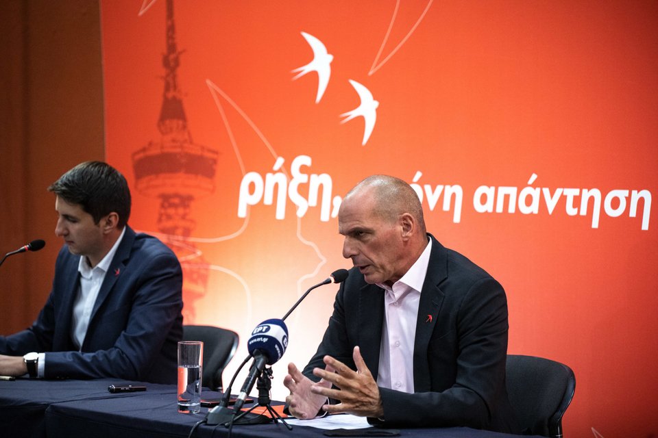 Ο γραμματέας του ΜέΡΑ25 κατέθεσε προτάσεις για την αντιμετώπιση της ακρίβειας -Φωτογραφία: Konstantinos Tsakalidis-SOOC