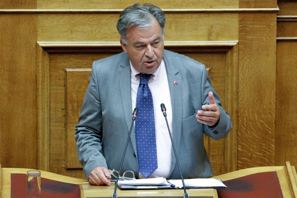 Ο ειδικός αγορητής του ΜέΡΑ25, Γιώργος Λογιάδης / Φωτογραφία: Ευρωκίνηση-ΚΟΝΤΑΡΙΝΗΣ ΓΙΩΡΓΟΣ