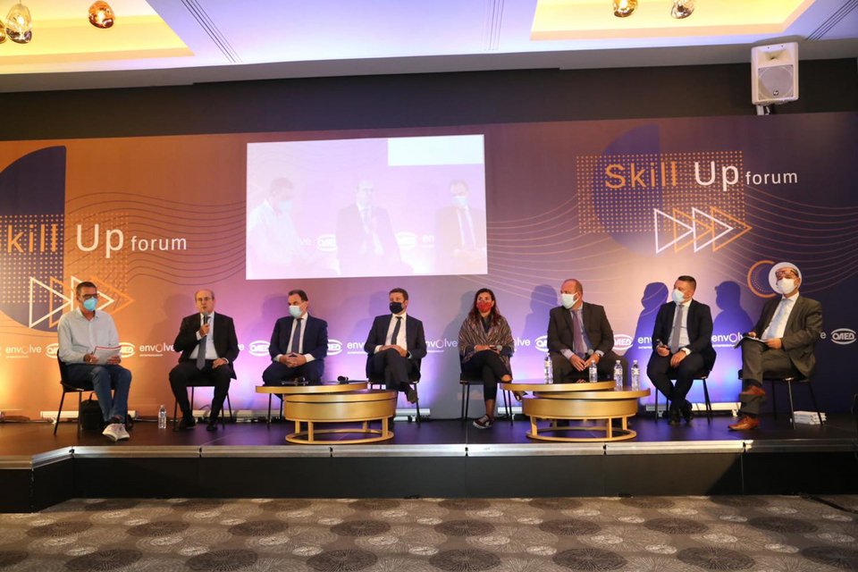 Το πάνελ του 1ου SkillUp Forum για την Απασχόληση και την Επιχειρηματικότητα / Φωτογραφία: Facebook-Kostis Hatzidakis