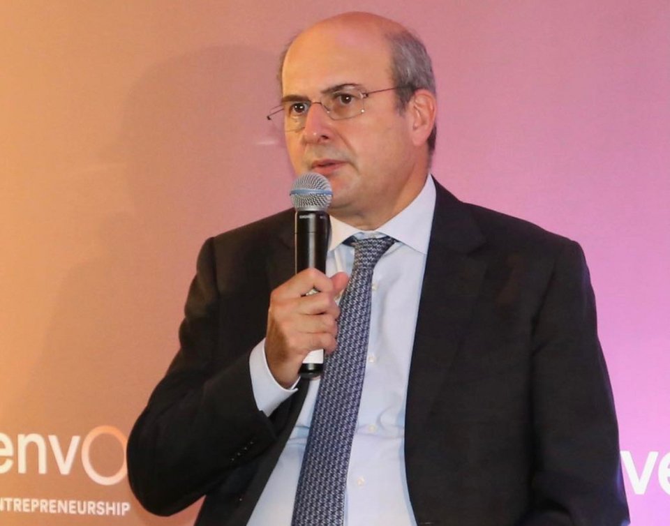 Ο κ. Χατζηδάκης κατά την ομιλία του στη ΔΕΘ / Φωτογραφία: Facebook-Kostis Hatzidakis