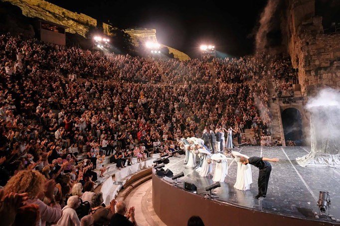 Αλέξης Τσίπρας Περιστέρα Μπαζιάνα στο Ηρώδειο 20-9-2021