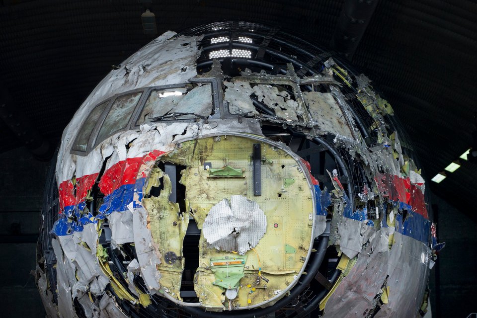 Η άτρακτος του αεροσκάφου MH17