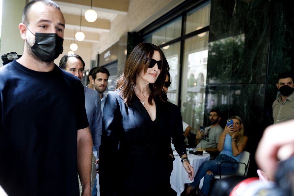 Η Μόνικα Μπελούτσι στην Αθήνα για την παράσταση στο Ηρώδειο για την Μαρία Κάλλας - Φωτογραφία: ΓΙΩΡΓΟΣ ΚΟΝΤΑΡΙΝΗΣ/ EUROKINISSI