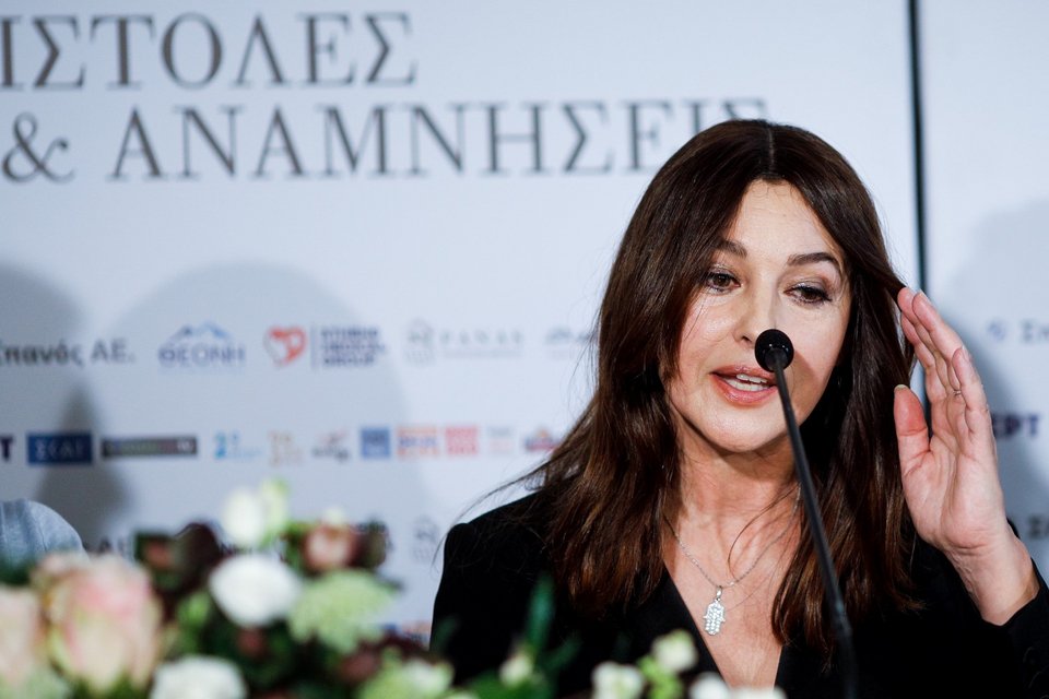 Η Μόνικα Μπελούτσι στην Αθήνα για την παράσταση στο Ηρώδειο για την Μαρία Κάλλας - Φωτογραφία: ΓΙΩΡΓΟΣ ΚΟΝΤΑΡΙΝΗΣ/ EUROKINISSI