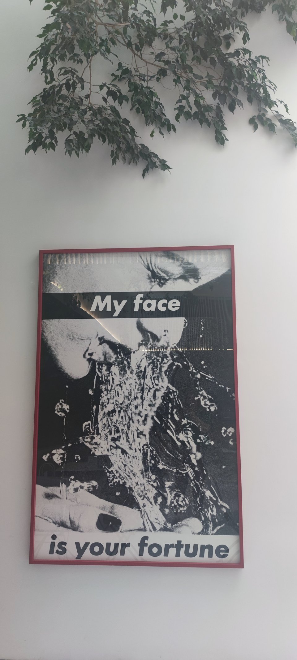 Barbara Kruger, Untitled (My face is your fortune), 1982