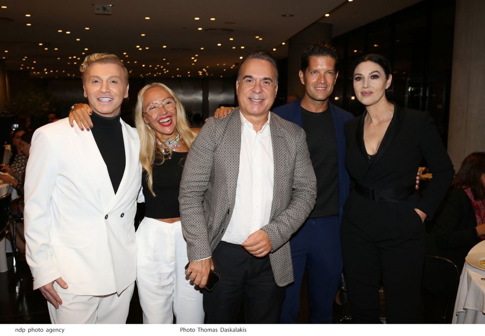  Τάκης Ζαχαράτος-Αλεξάνδρα Κατσαΐτη-Φώτης Σεργουλόπουλος-Monica Bellucci 