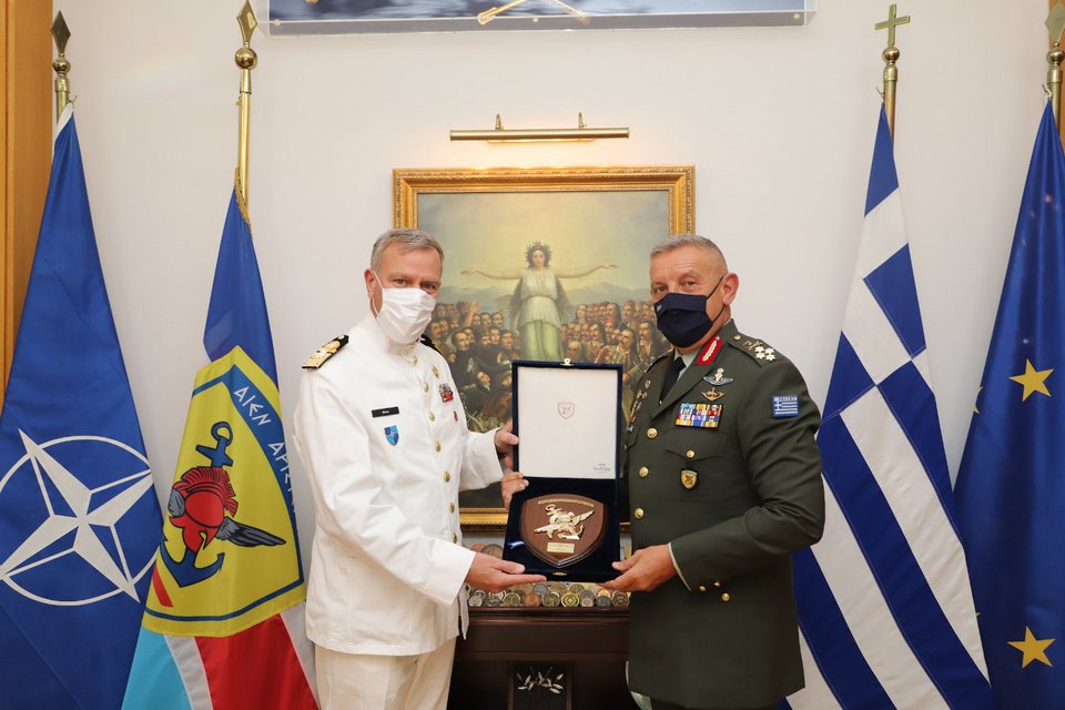 Συζητήθηκαν θέματα αμοιβαίου ενδιαφέροντος / Φωτογραφία: ΓΕΕΘΑ