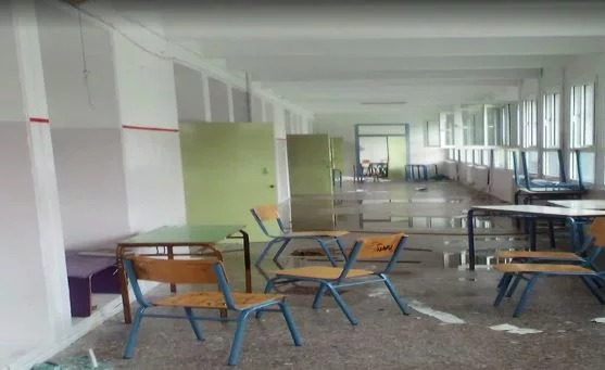 υλικές ζημιές σε σχολείο στη Θεσσαλονίκη