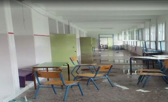 υλικές ζημιές σε σχολείο στη Θεσσαλονίκη