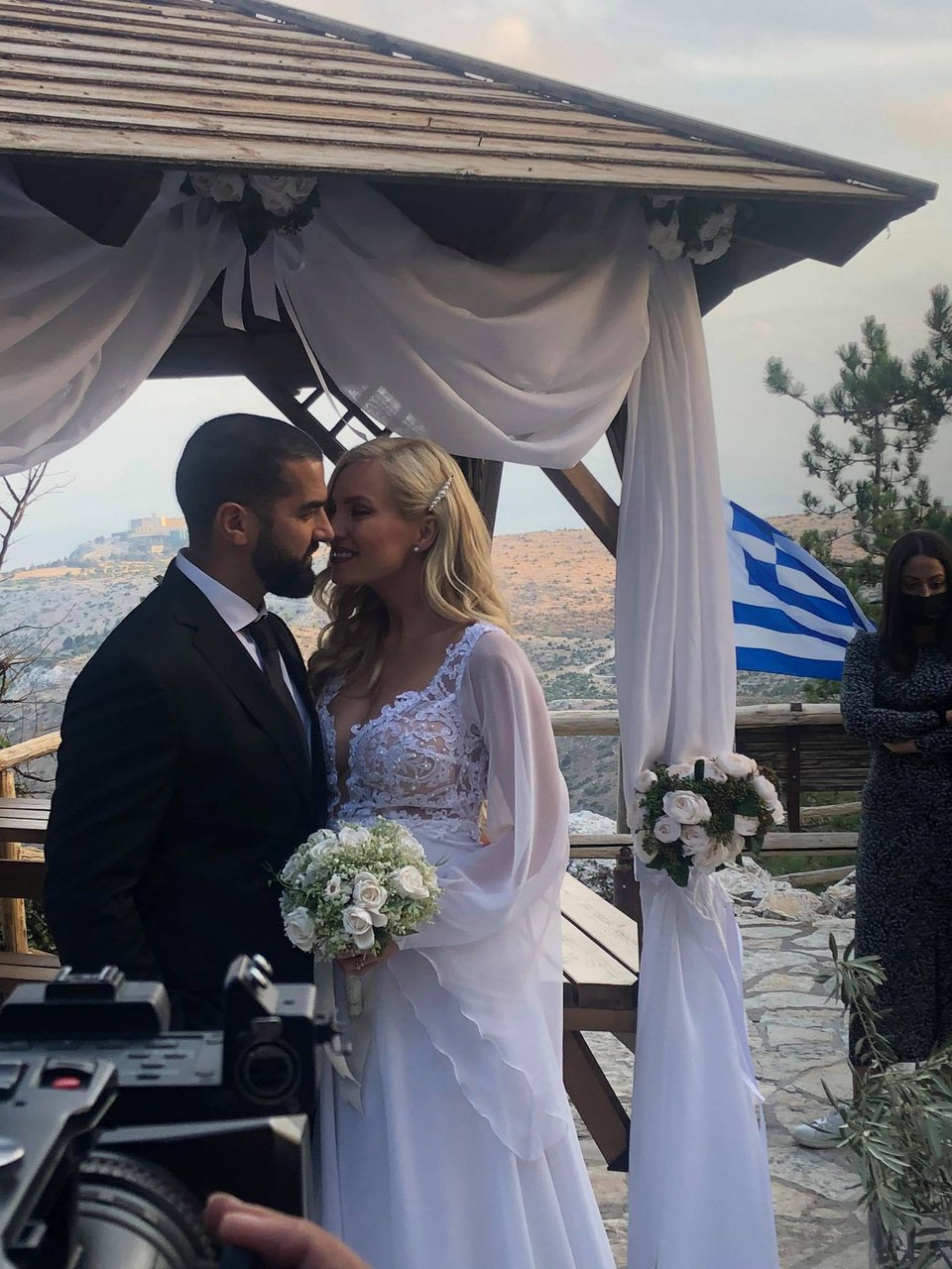 Tζούλια Νόβα και Μιχάλης Βιτζηλαίος/ Φωτογραφία Instagram Sonia Gerodimou