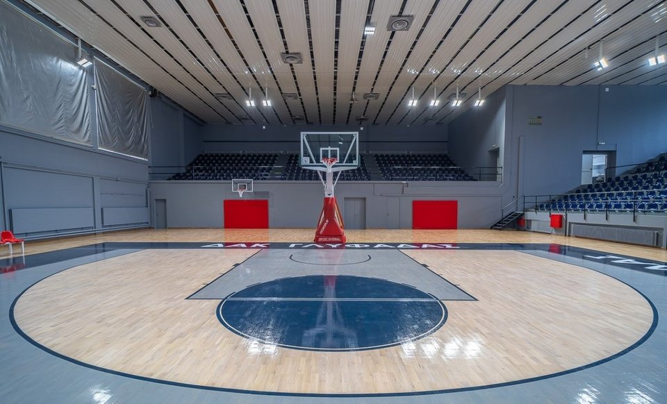 Η εντυπωσιακή ανακαίνιση στο κλειστό της Γλυφάδας/ Φωτογραφία: intime news