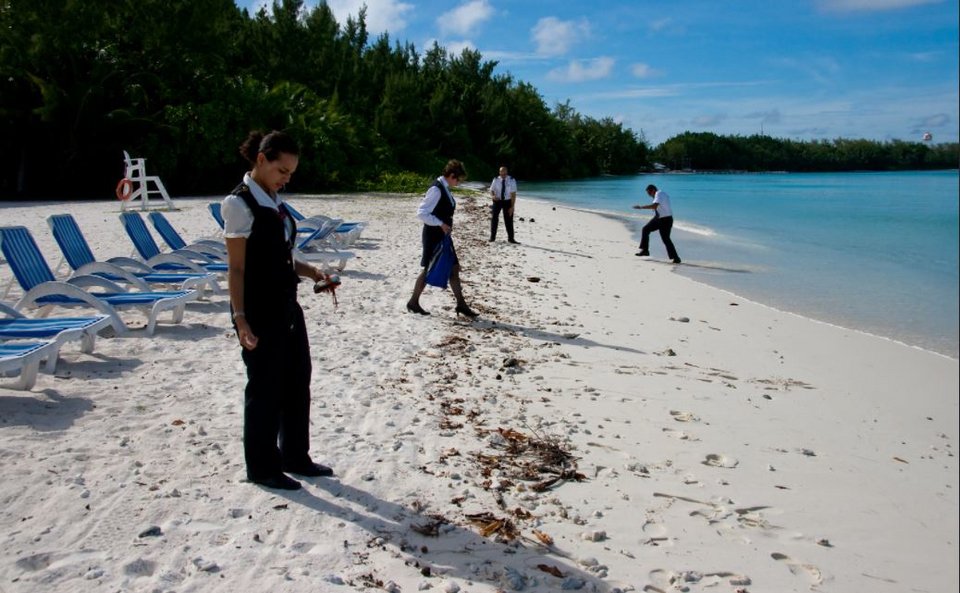 Η Ταρίνα Πίτερσον τράβηξε αυτή τη φωτογραφία στην παραλία κατά τη διάρκεια μιας γρήγορης εκδρομής