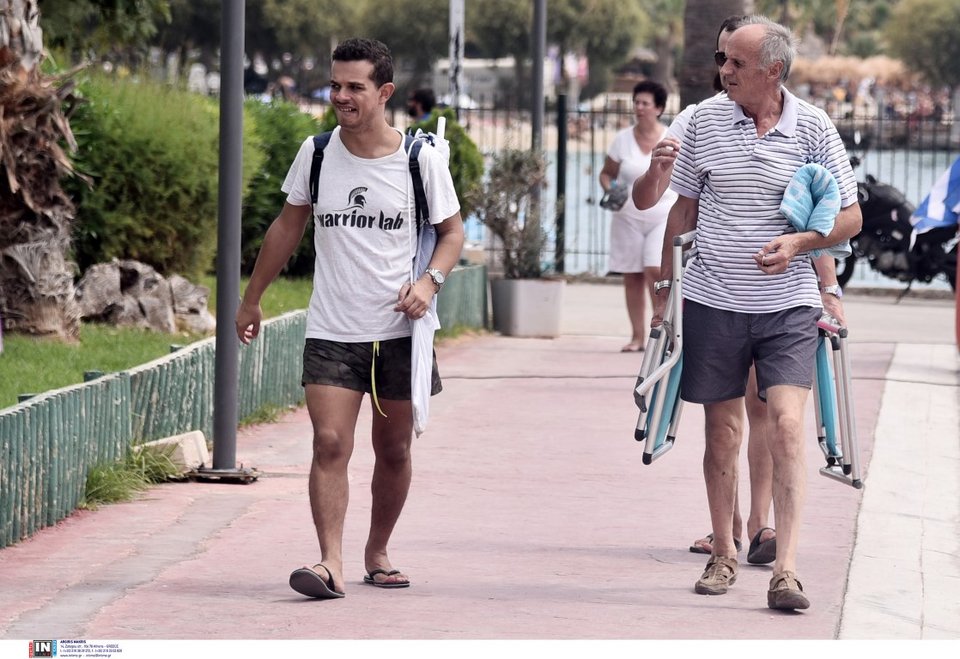 Κόσμος στις παραλίες της Αττικής / Φωτογραφία: InTime News