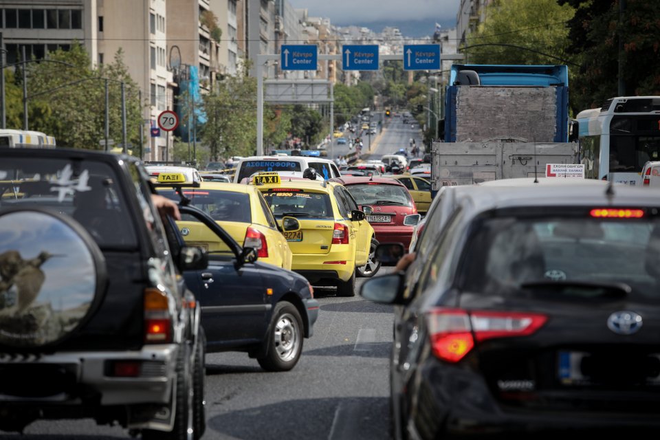 Αυξημένη κίνηση γύρω από το κέντρο της Αθήνας