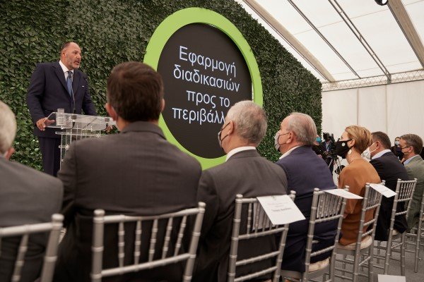 «Η χώρα μας παράγει πλέον μεγάλο ποσοστό καθαρής ενέργειας», τόνισε ο κ. Ρόκας / Φωτογραφία: ΓτΠ/ΠΑΠΑΜΗΤΣΟΣ ΔΗΜΗΤΡΗΣ