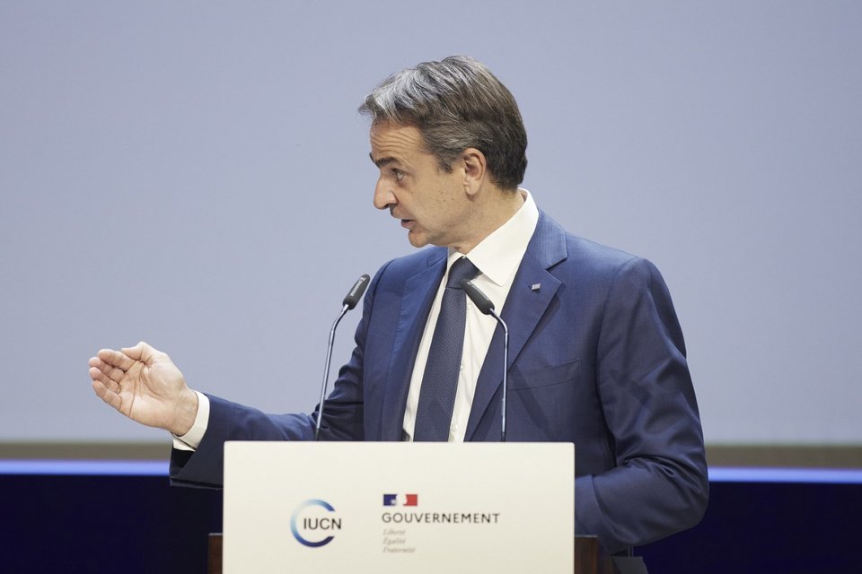 Ο Κυριάκος Μητσοτάκης στη Μασσαλία -Φωτογραφία: Γραφείο Τύπου Πρωθυπουργού/Δημήτρης Παπαμήτσος