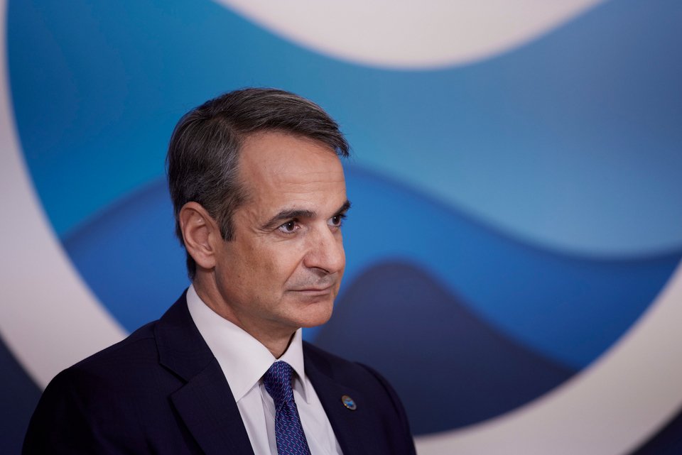 Συνέντευξη του Κυριάκου Μητσοτάκη στο Reuters/ Φωτογραφία: ΓΤΠ