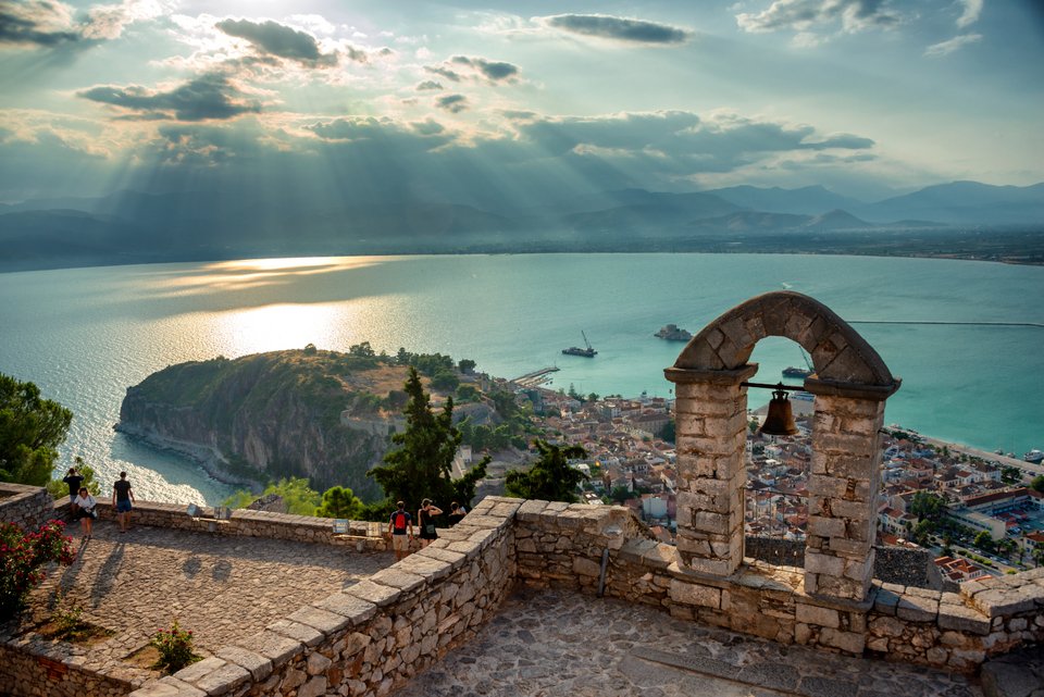 H απίθανη θέα από το Παλαμήδι
