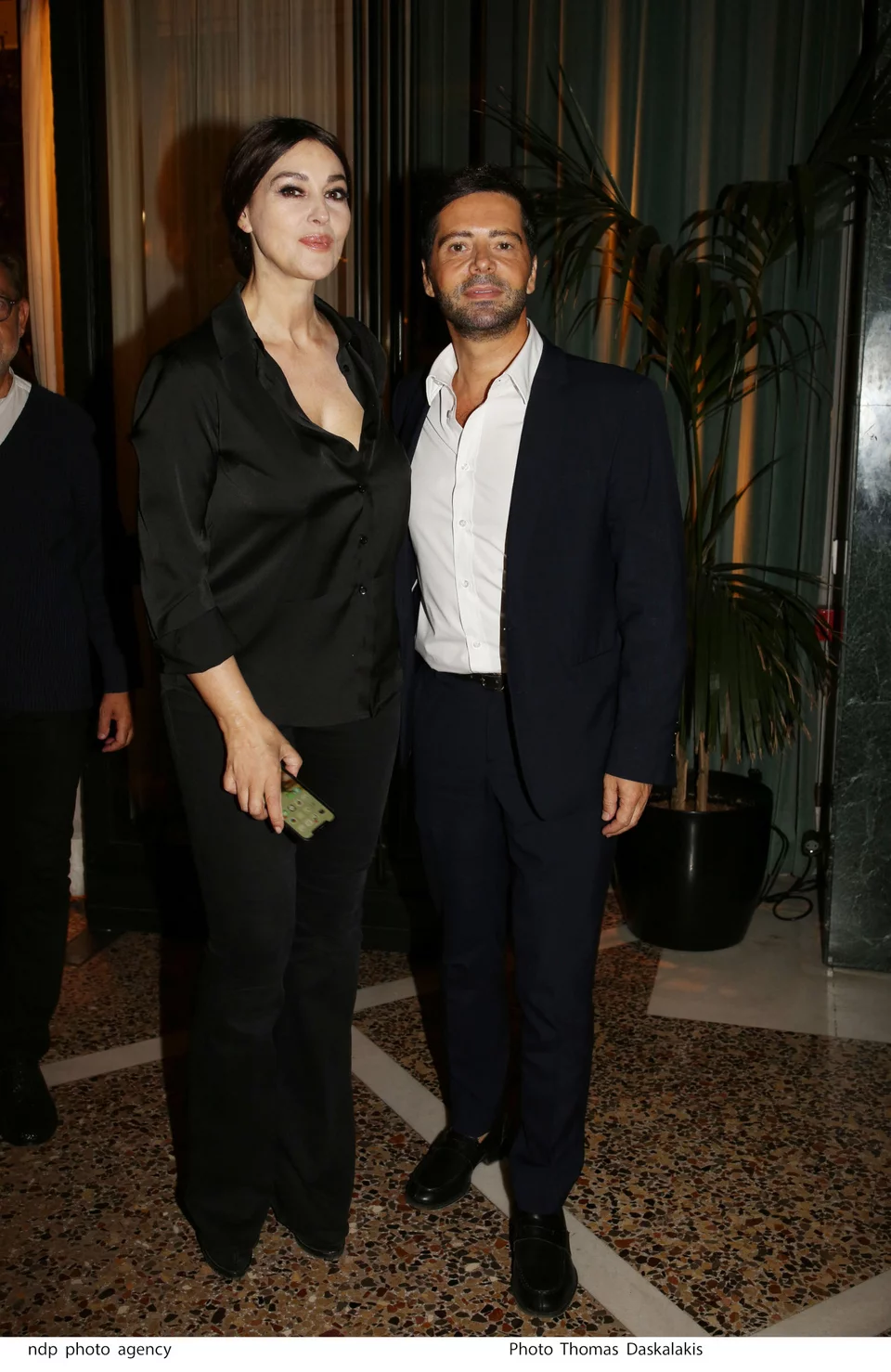 Μόνικα Μπελούτσι και Χρύσανθος Πανάς/Φωτογραφία: NDP