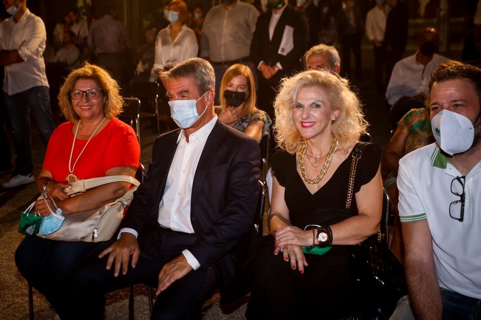 Ο Ανδρέας Λοβέρδος στην εκδήλωση για τα 47 χρόνια από την ίδρυση του ΠΑΣΟΚ -Φωτογραφία: Χρήστος Μπόνης/Eurokinissi