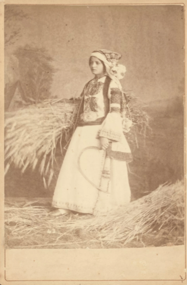 Πορτρέτο γυναίκας στην Πελοπόννησο, γύρω στο 1880, από τον Πέτρο Μωραϊτη 