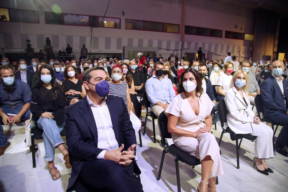 Αλέξης Τσίπρας Περιστέρα Μπαζιάνα ΔΕΘ 2021