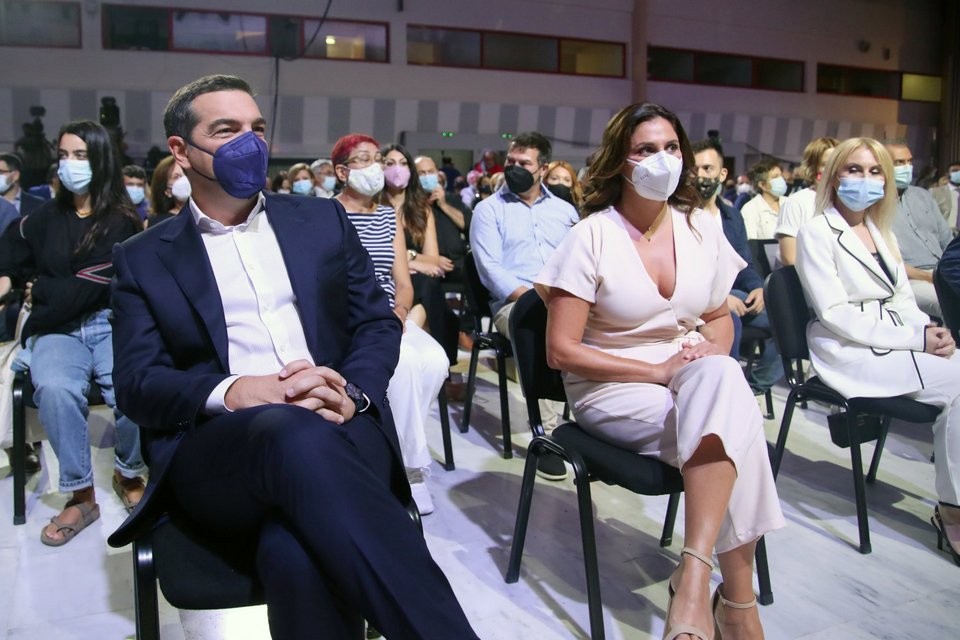 Αλέξης Τσίπρας Περιστέρα Μπαζιάνα ΔΕΘ 2021