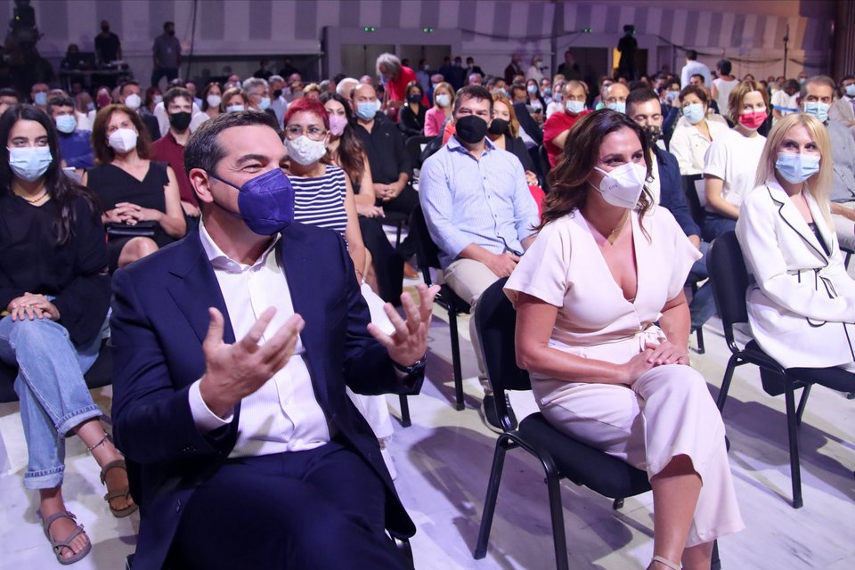 Αλέξης Τσίπρας Περιστέρα Μπαζιάνα ΔΕΘ 2021