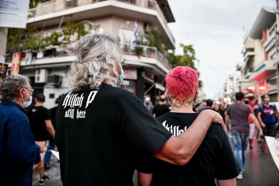 Κόσμος στην πορεία του Παύλου Φύσσα/ Φωτογραφία: Eurokinissi