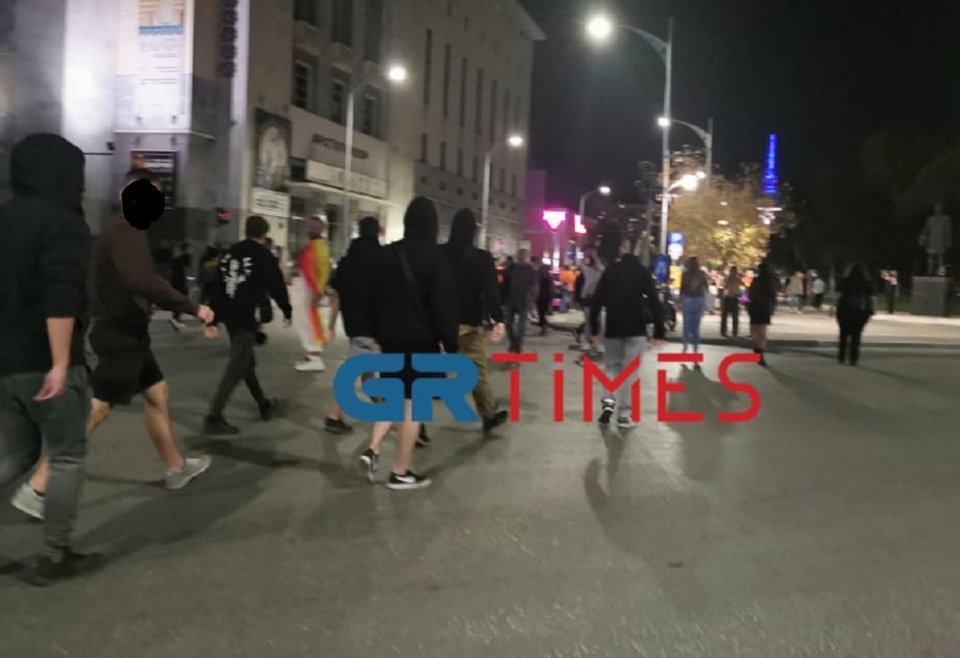 επίθεση με πέτρες στην πορεία του Thessaloniki Pride 25/9/2021