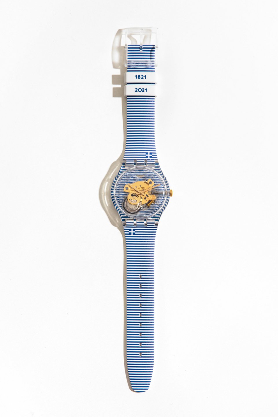 Συλλεκτικό ρολόι της Swatch για τα 200 χρόνια της Ελληνικής Επανάστασης, σχεδιασμένο από τον διάσημο art director Yorgo Tloupas