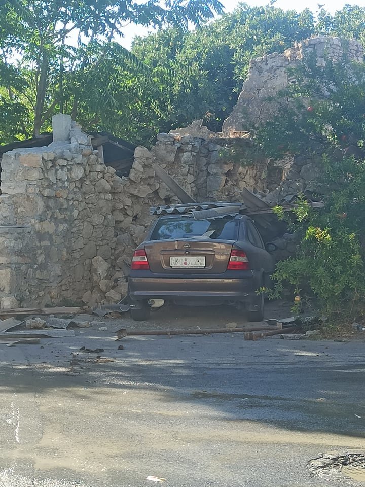 σεισμός ζημιές Ηράκλειο