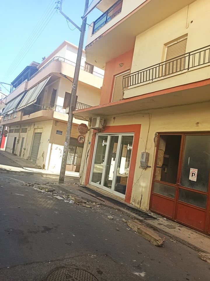 σεισμός ζημιές Ηράκλειο
