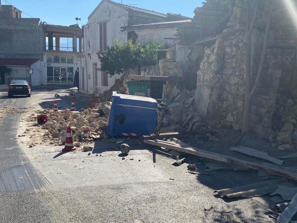 σεισμός ζημιές Ηράκλειο