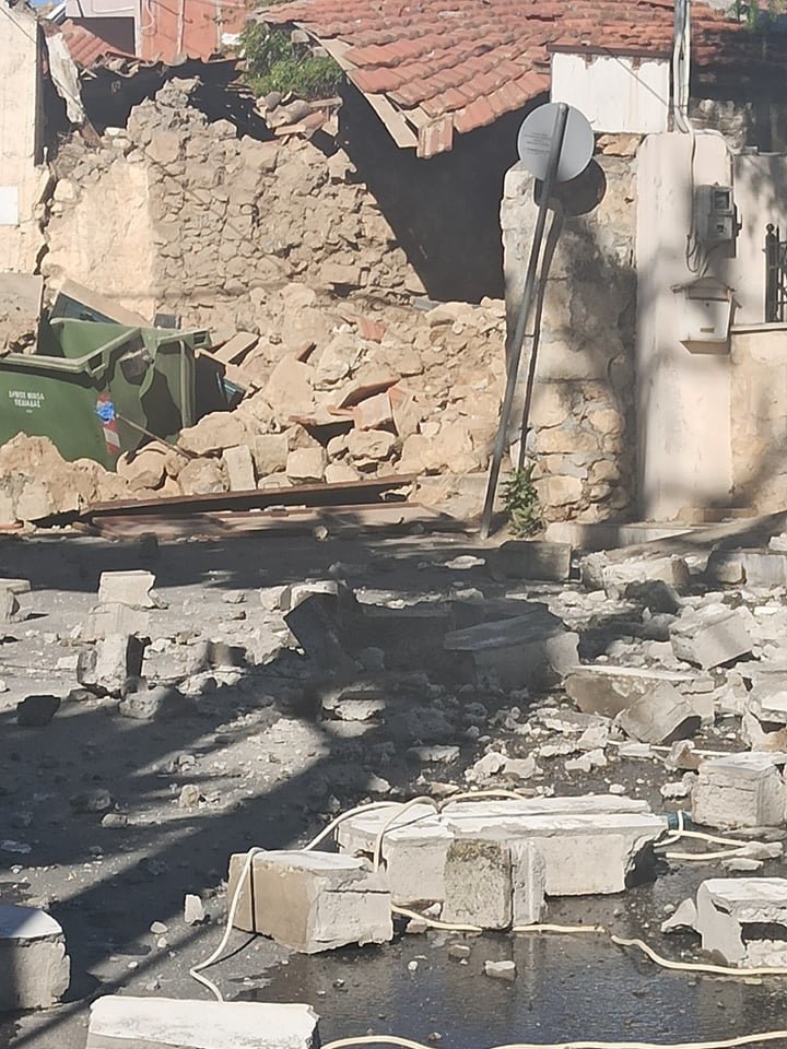 σεισμός ζημιές Ηράκλειο