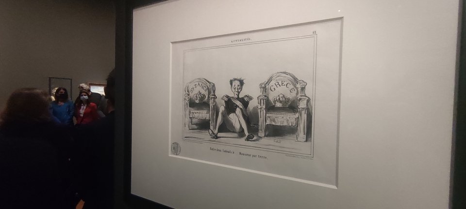 Σκίτσο του Honoré-Victorin Daumier. Mεταξύ Ελλάδας και Βυζαντίου... / Iefimerida