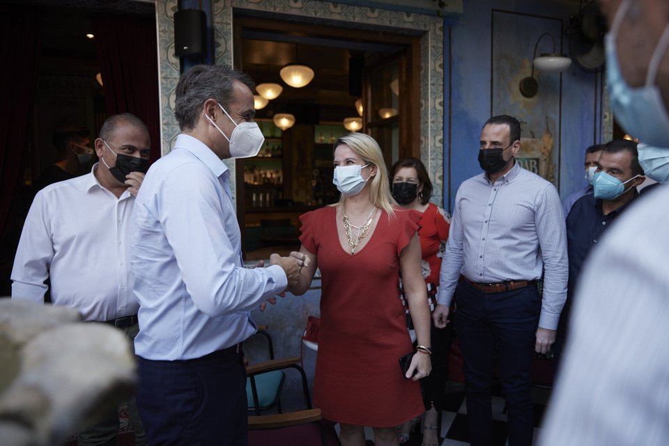 Η συνάντηση έγινε στο Περιστέρι / Φωτογραφία: ΓτΠ/ΠΑΠΑΜΗΤΣΟΣ ΔΗΜΗΤΡΗΣ