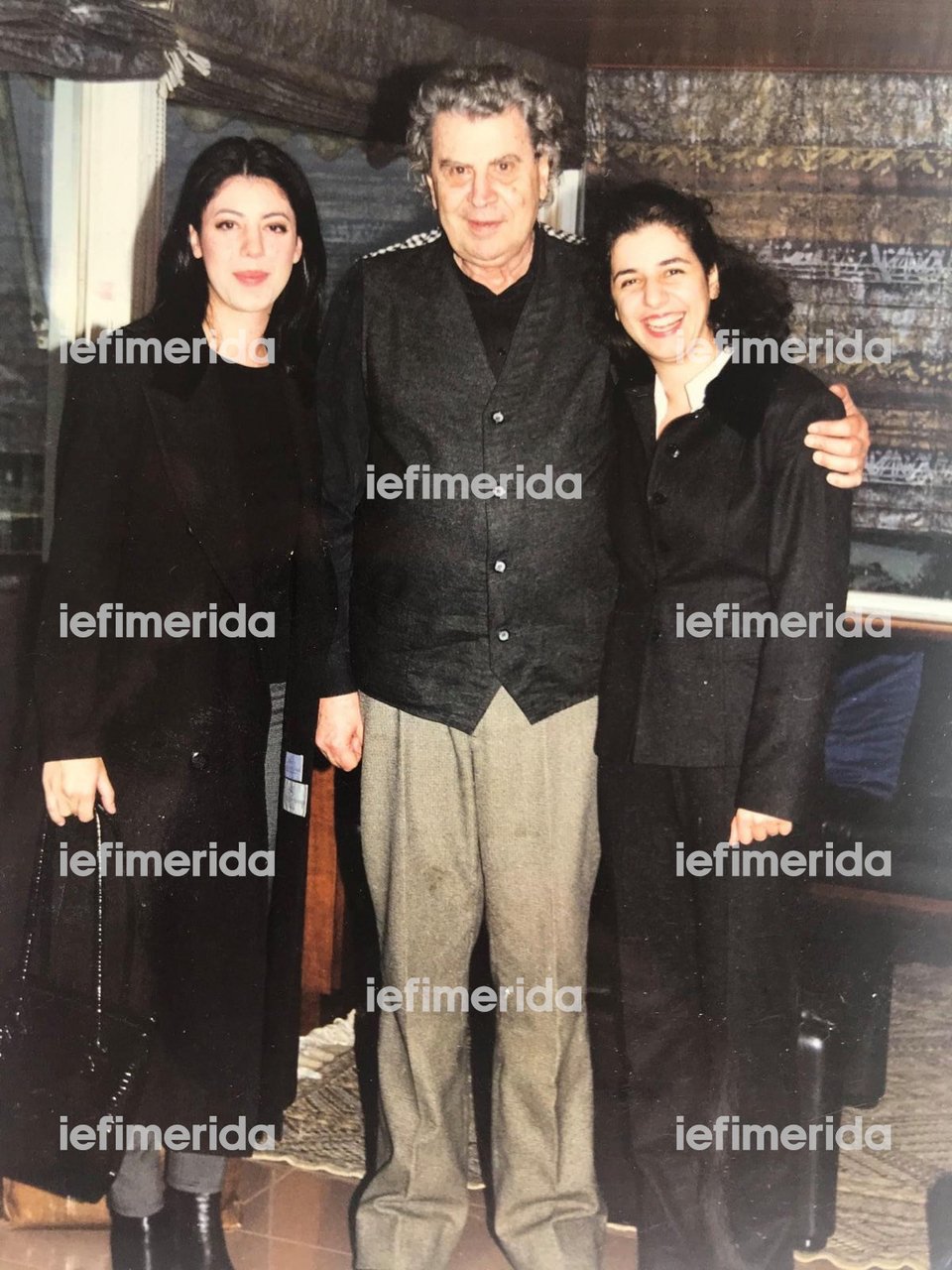 Η Τατιάνα Παπαγεωργίου, ο Μίκης Θεοδωράκης και η Ελισάβετ Παπαγεωργίου