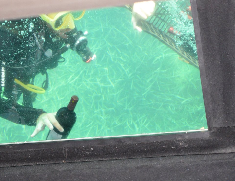 Αρκετοί οι ενδιαφερόμενοι για μια φιάλη / Φωτογραφία: ΑΠΕ-ΜΠΕ 