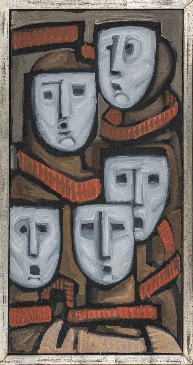 Βασίλης Φωτόπουλος (1934-2007), Χωρίς τίτλο, λάδι σε μουσαμά, €2.000-3.000