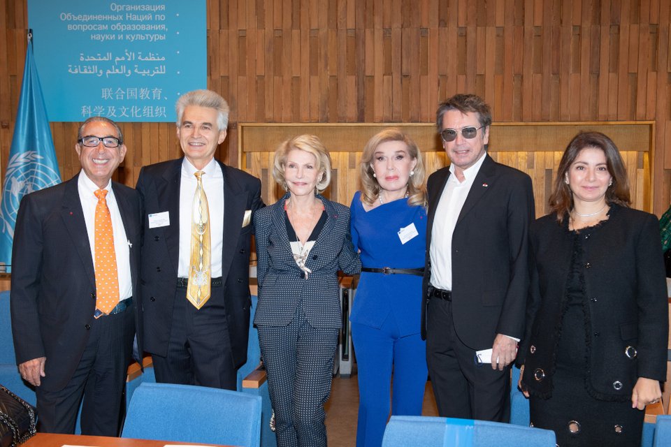 Sir Nasser D. Khalili, Herman Makarenko, Hedva Ser, Jean-Michel Jarre, Μαριάννα Β. Βαρδινογιάννη, HRH Princess Dana Firas 