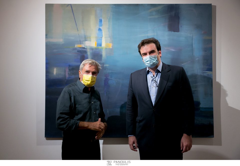 Κυριάκος Πιερρακάκης Υπουργός Επικρατείας και Ψηφιακής Διακυβέρνησης και Γιάννης Αδαμάκος