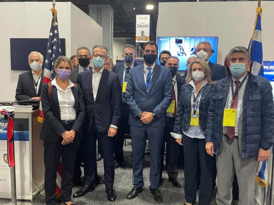 To περίπτερο της EnterpriseGreece στην έκθεση AUSA National - Φωτογραφία: Facebook-Γιάννης Σμυρλής